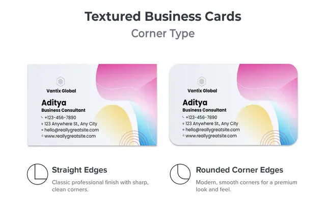 Textured Visiting Cards