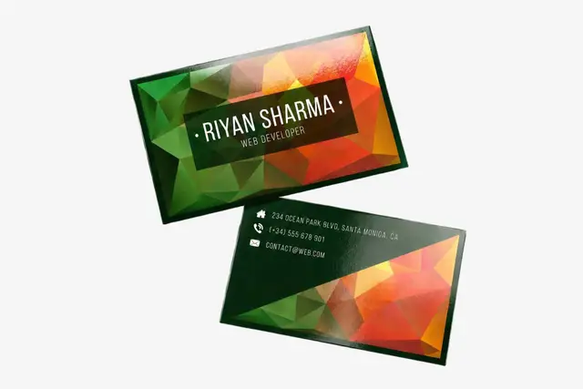 Glossy Visiting Cards