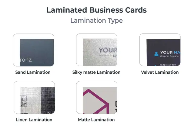 Laminated Visiting Cards