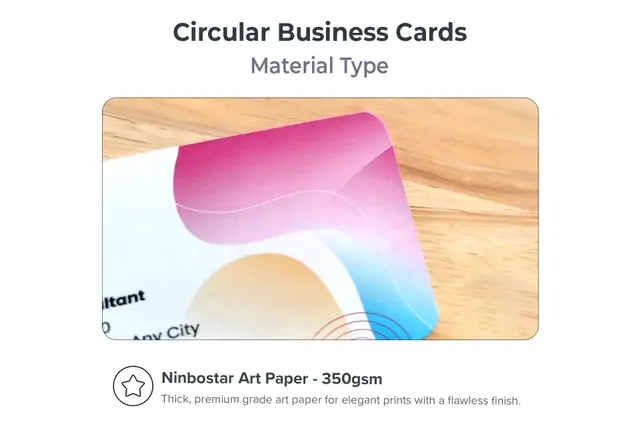 Circular Visiting Cards