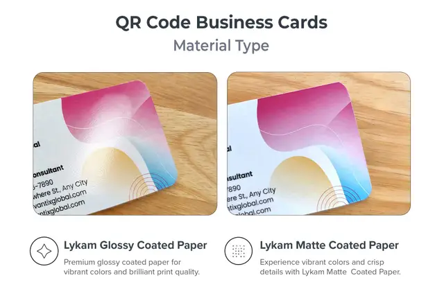QR Code Visiting cards