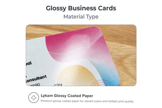 Glossy Visiting Cards