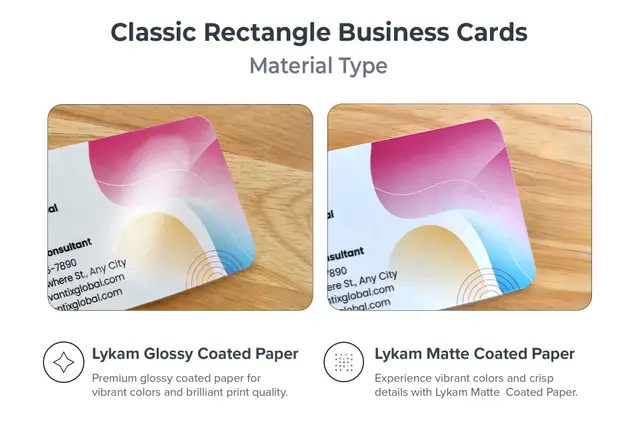 Classic Rectangle Visiting Cards