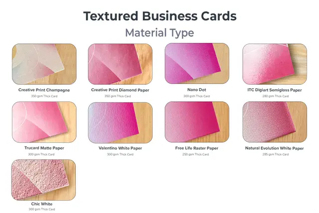 Textured Visiting Cards