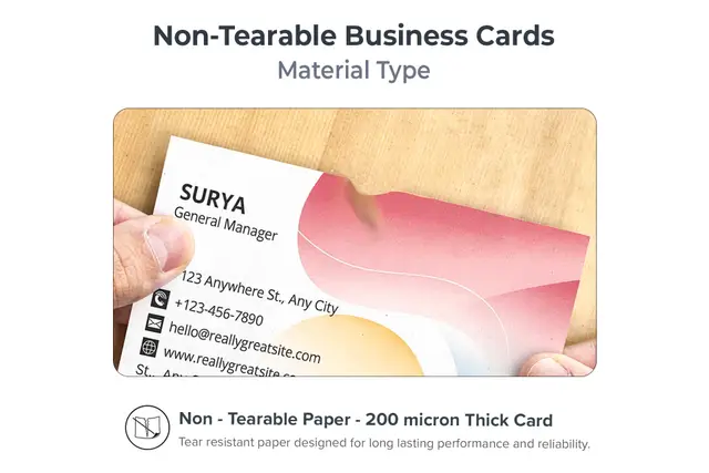 Classic Rectangle Visiting Cards