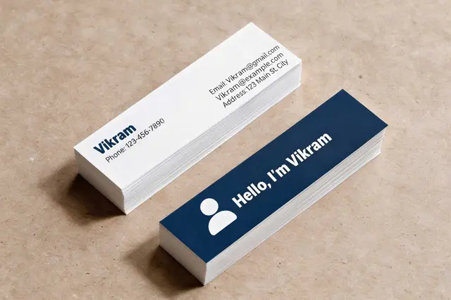 Mini Visiting Cards