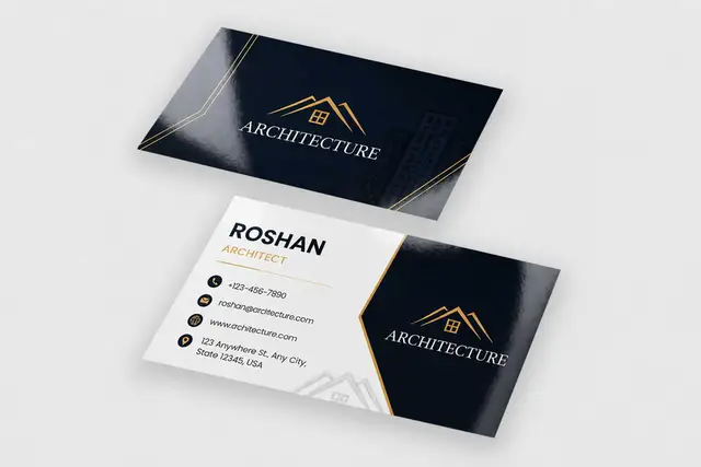 Glossy Visiting Cards