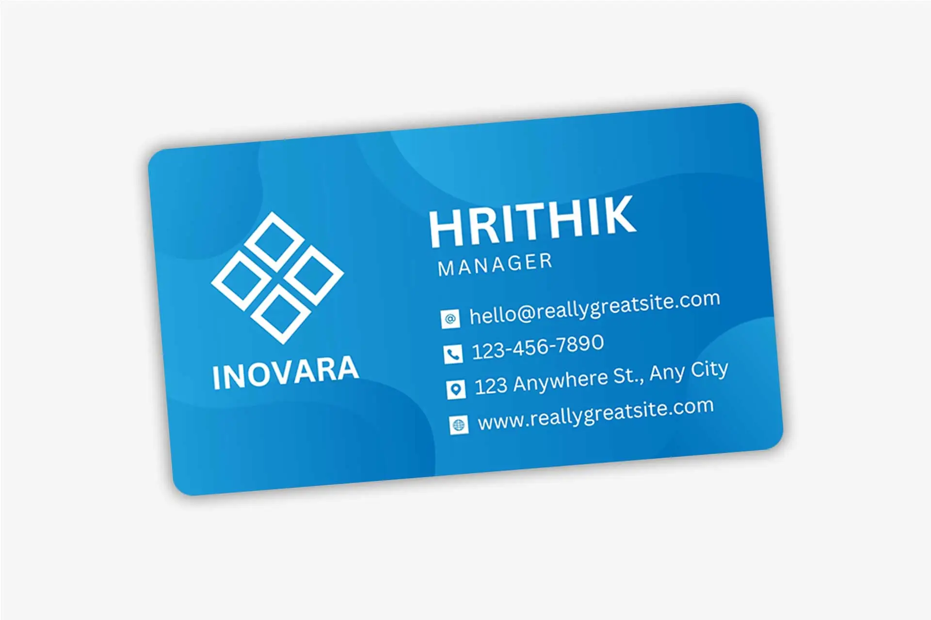 Plastic Visiting Cards