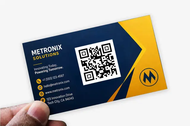 QR Code Visiting cards