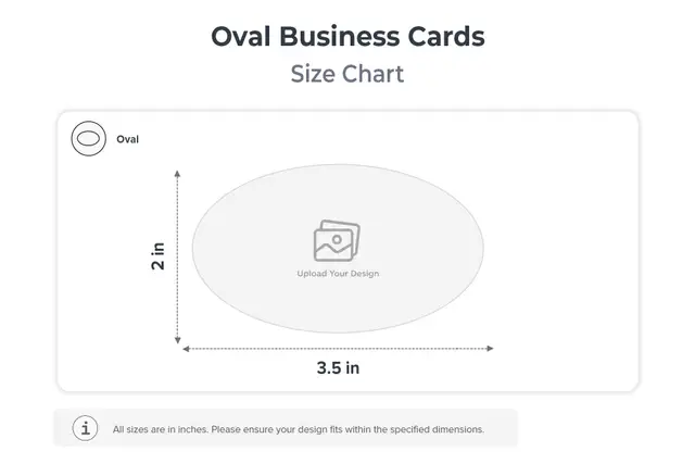 Oval Visiting Cards