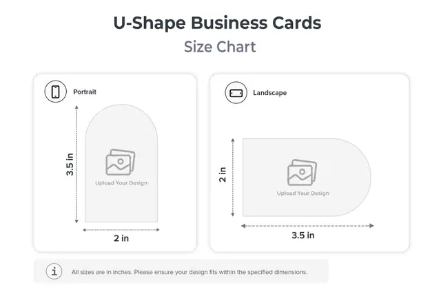 U-Shape Visiting Cards
