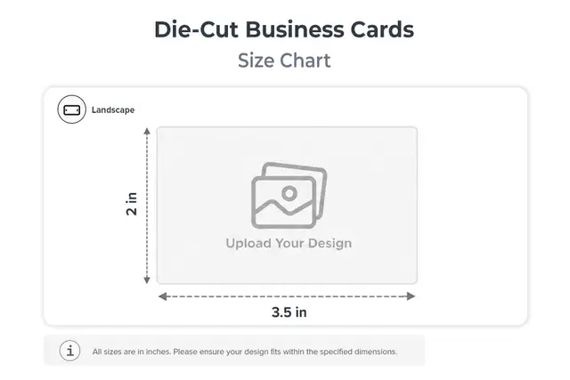 Die-Cut Visiting Cards