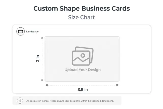 Custom Shape Visiting Cards