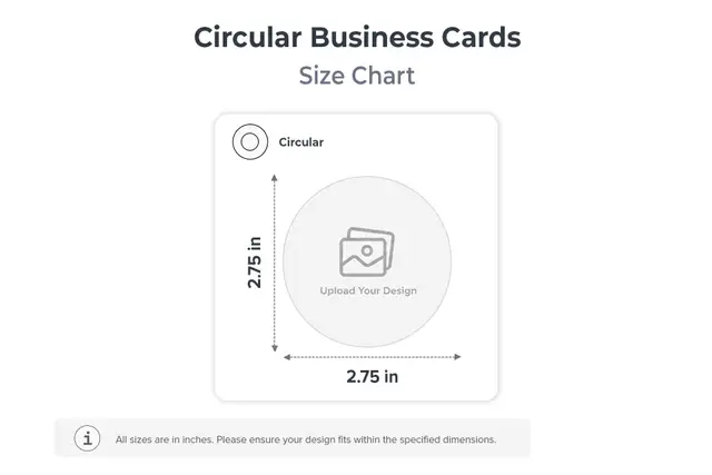Circular Visiting Cards