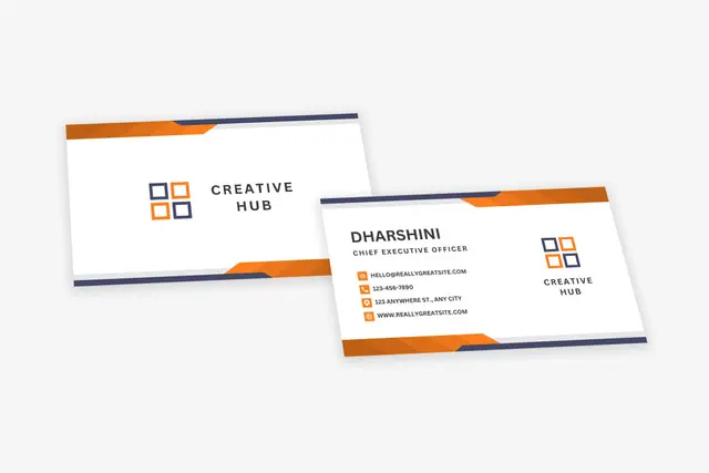 Standard Business Visiting Cards