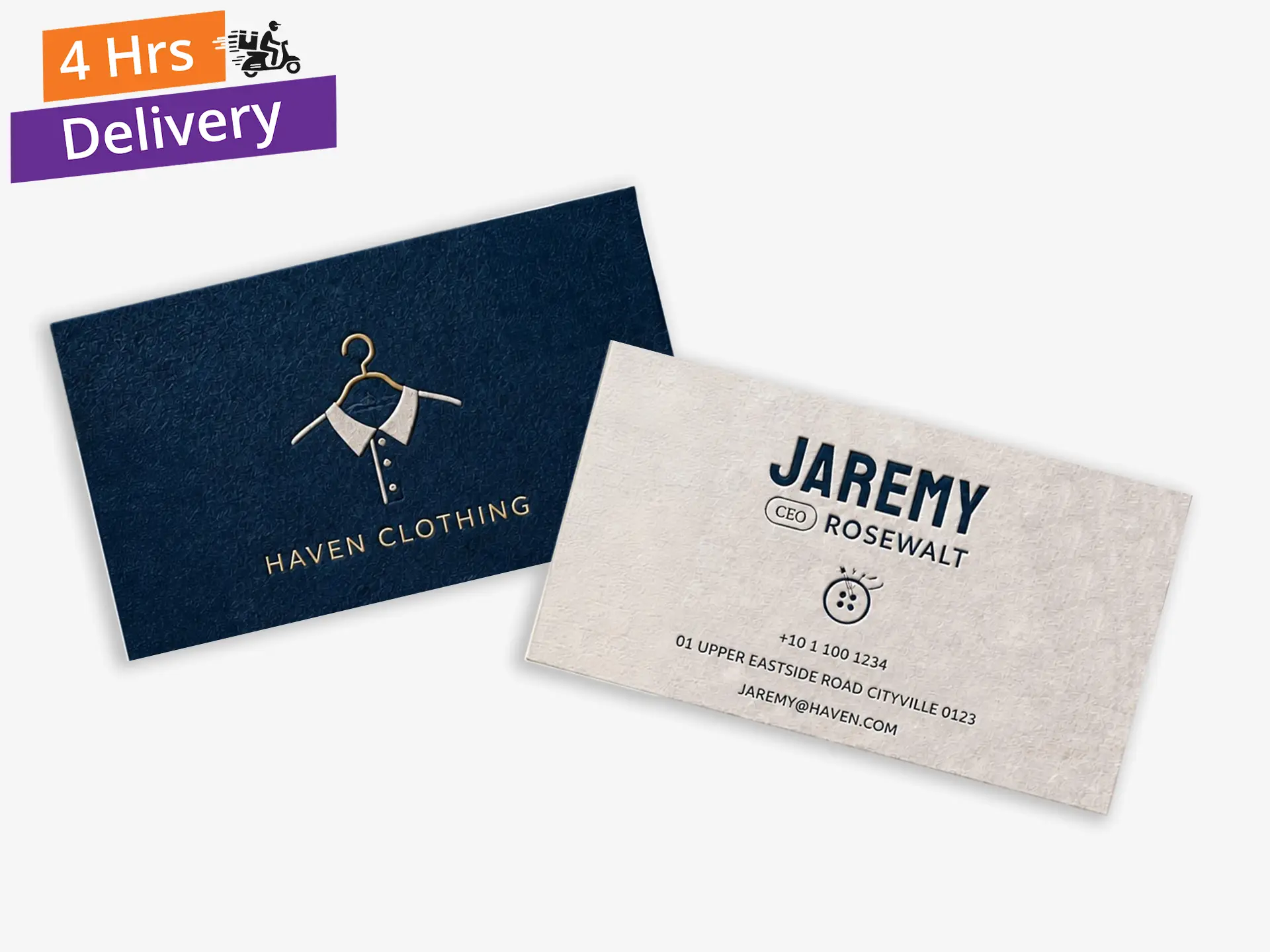 Textured Visiting Cards