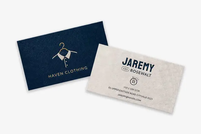 Textured Visiting Cards