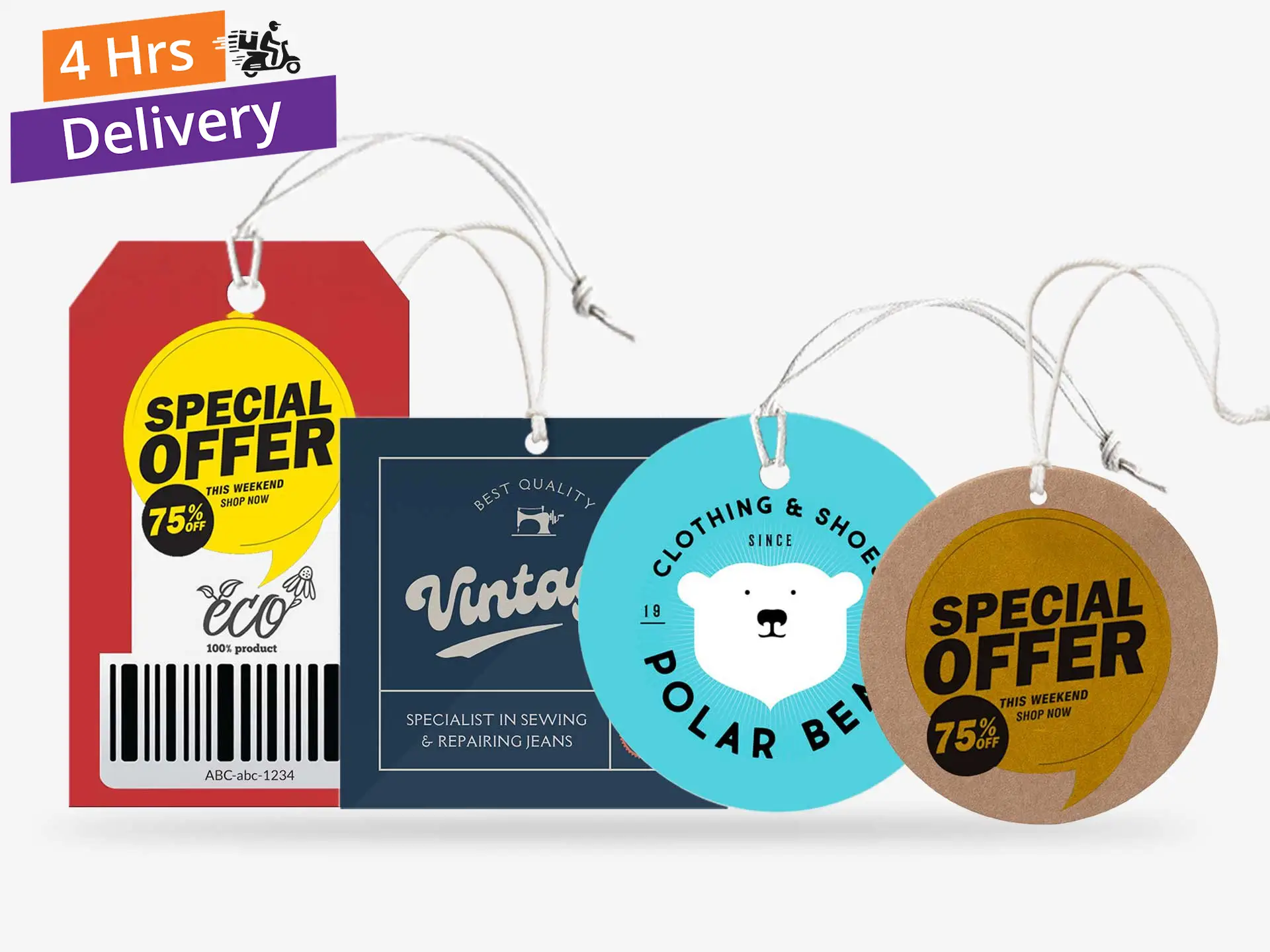 Custom Printed Hang Tags