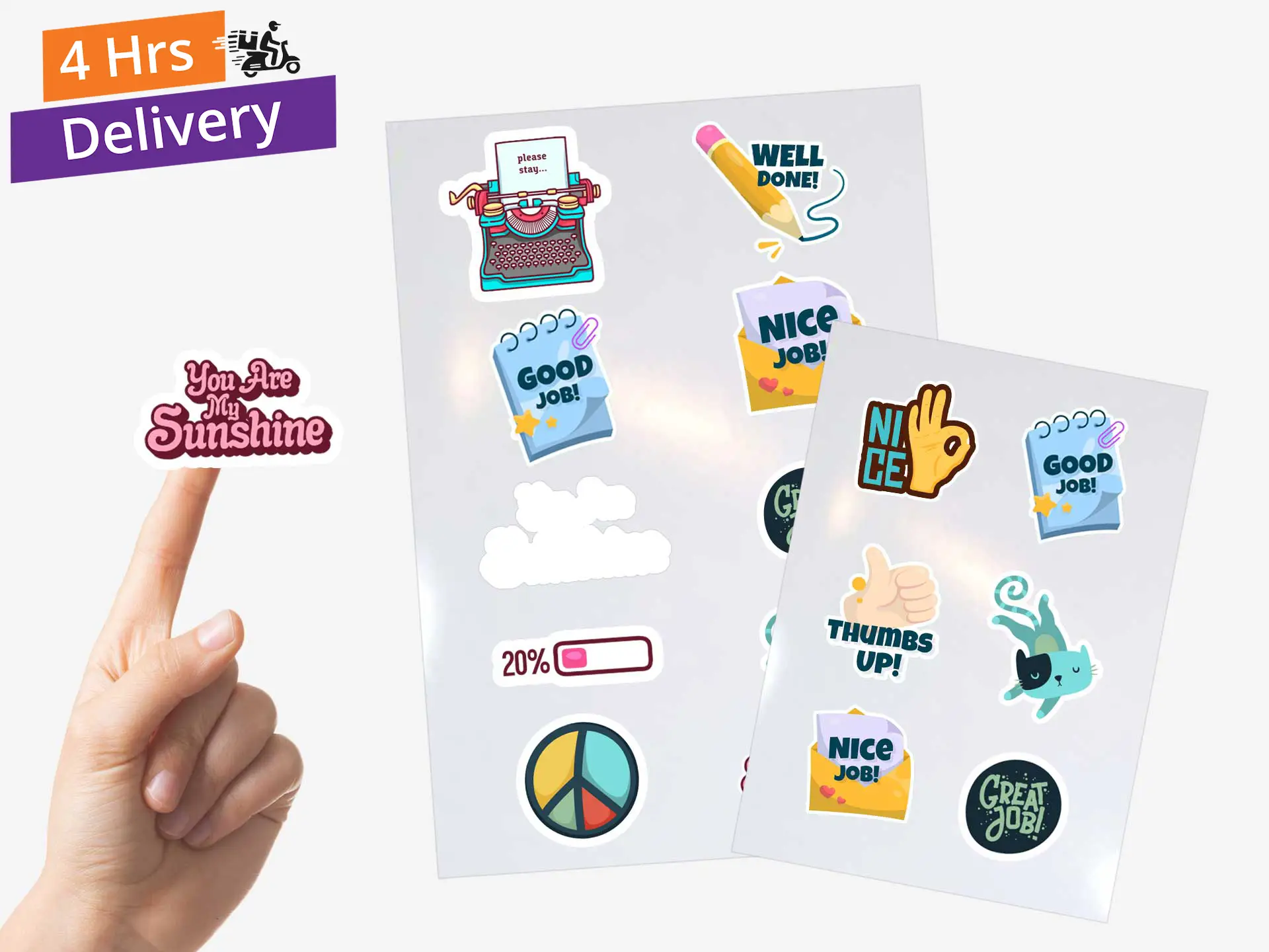 Custom Printed Sheet Stickers