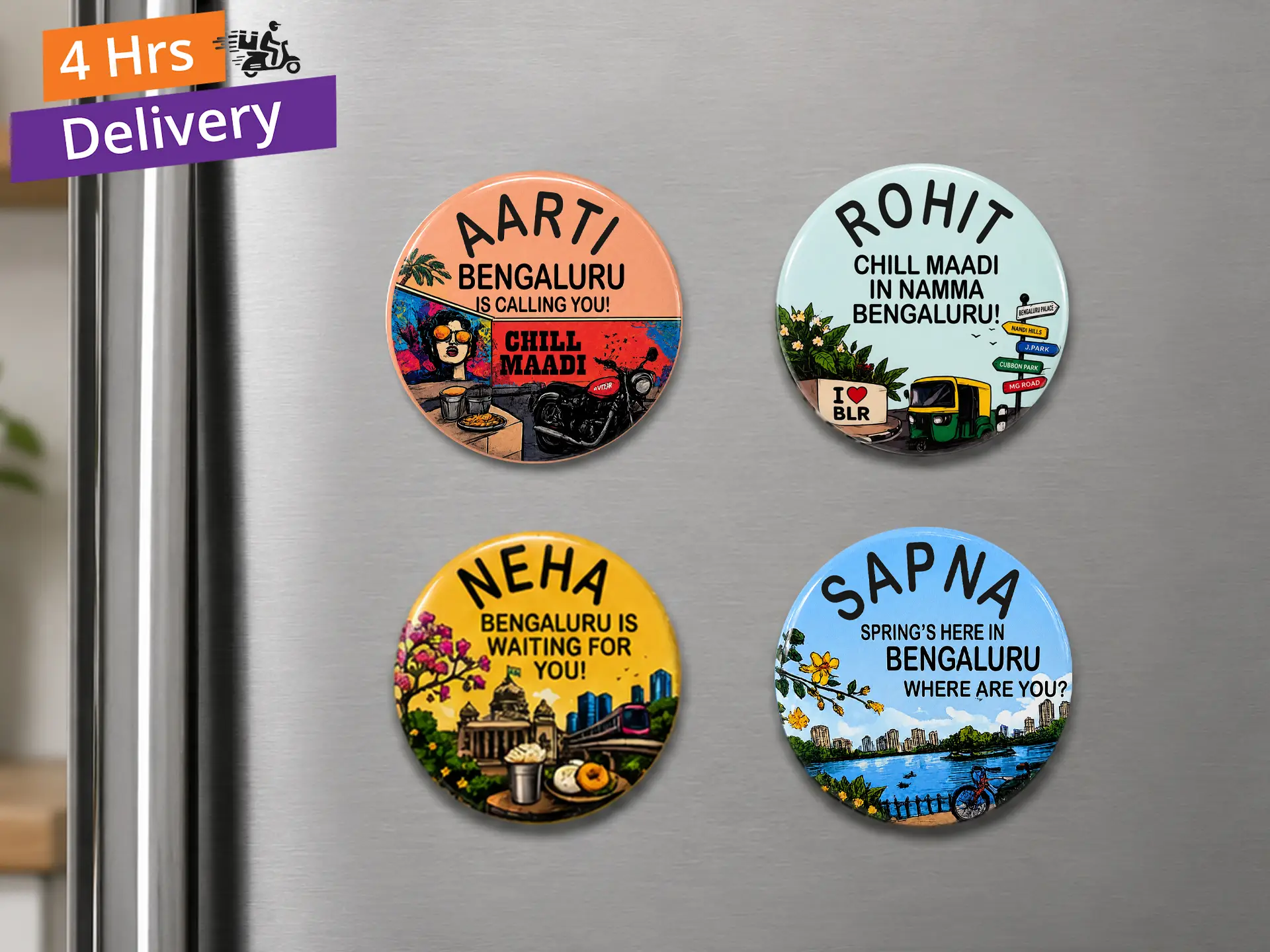 Customised Bottle Opener Magnet