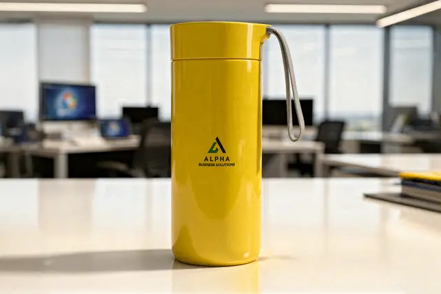 Glaze Spill Free Sipper - Yellow