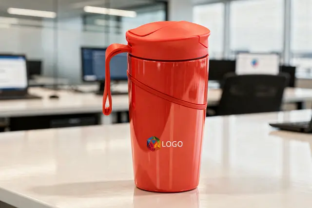 Debonair Spill Free Mug - Red