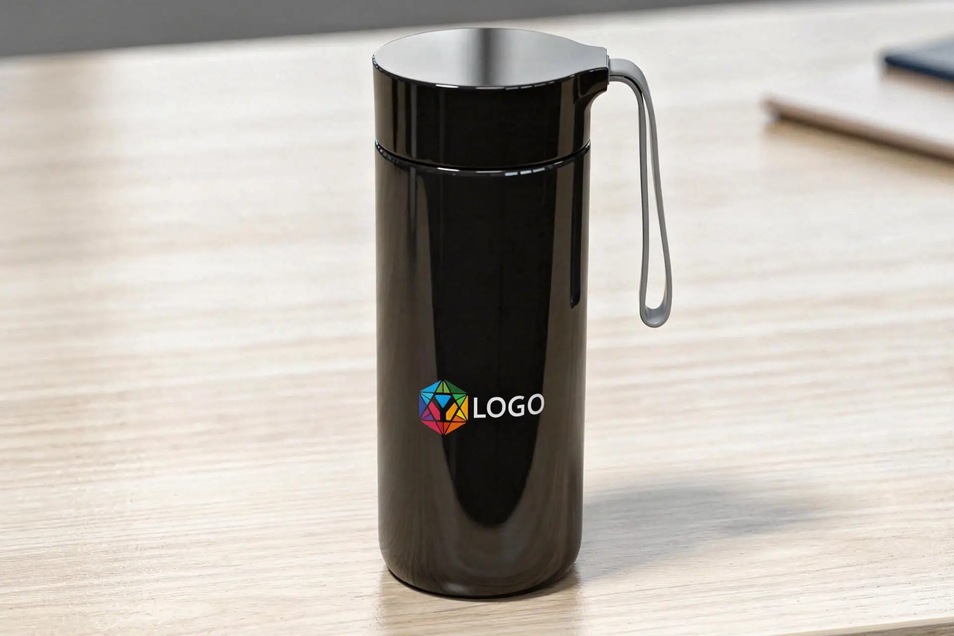 Glaze Spill Free Sipper - Black