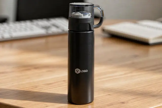 Lanky Hot & Cold Sipper - Black