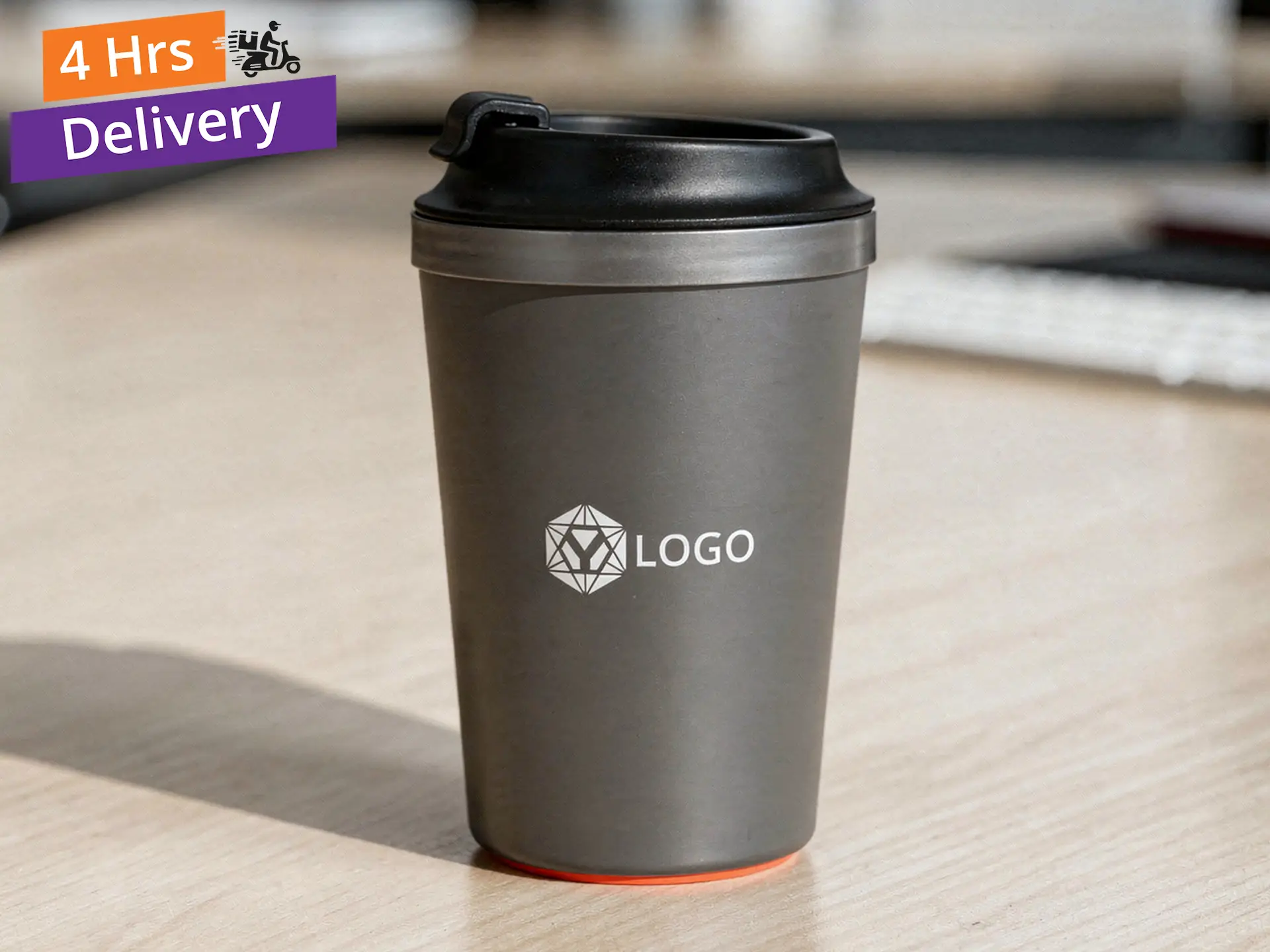 Dazzle Dark Grey Mug