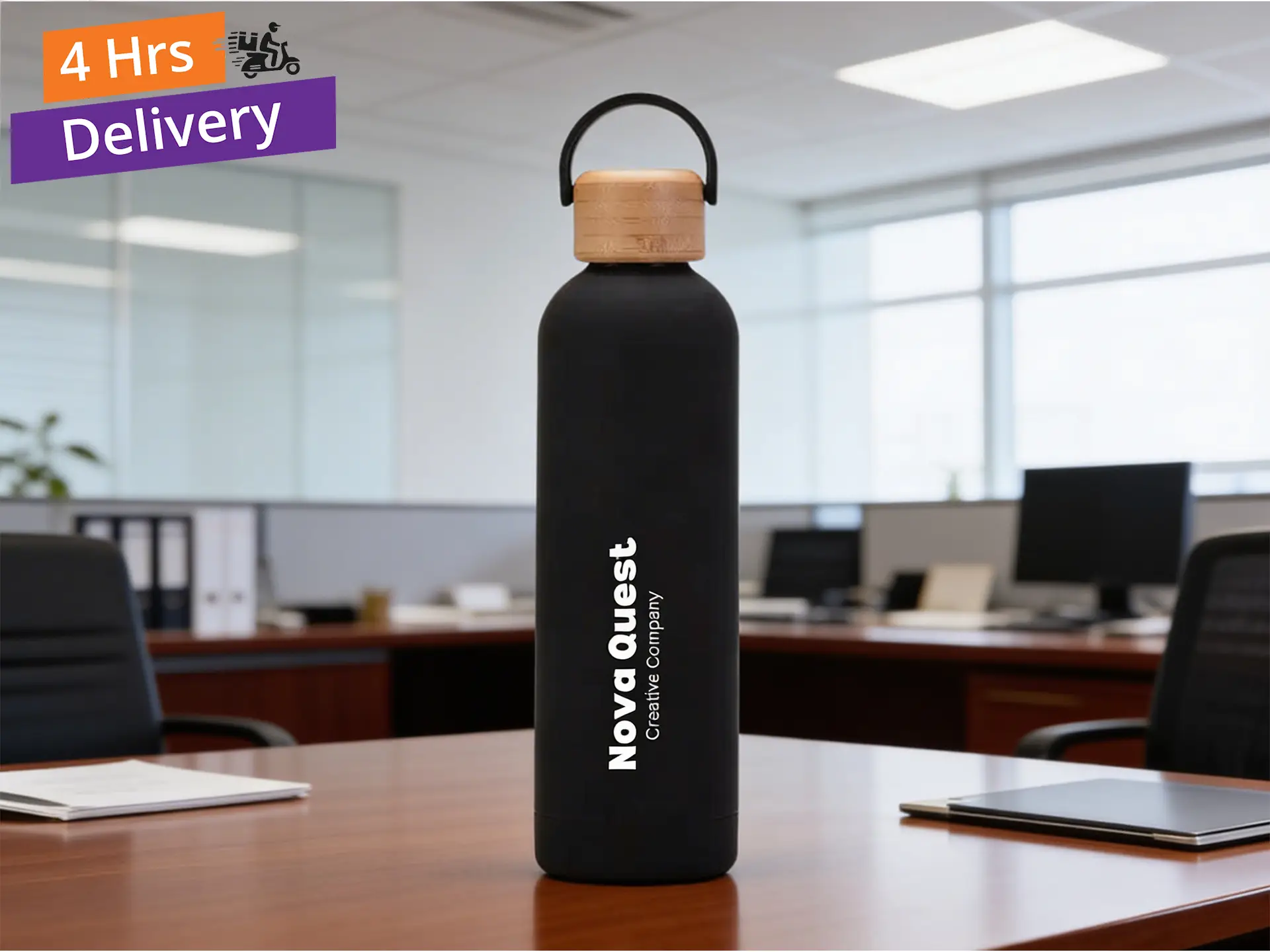 Freo Insulated Bottle - Black