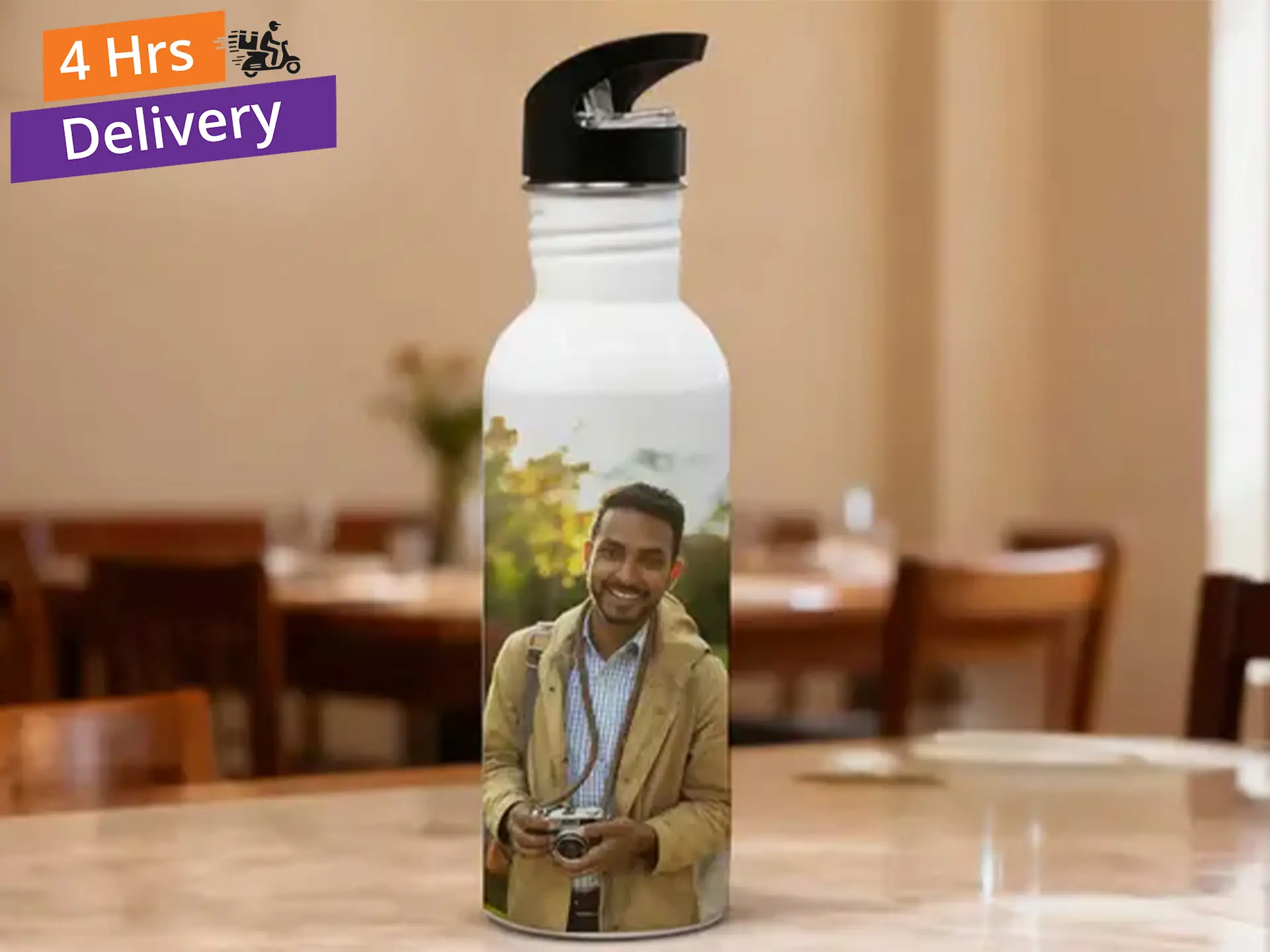 Personalized Spout Sipper Bottle 750 ml