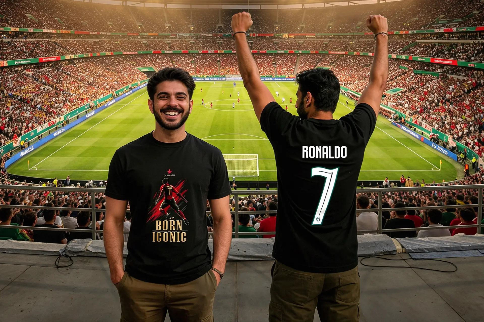 Born Iconic CR7 Round Neck T-shirt