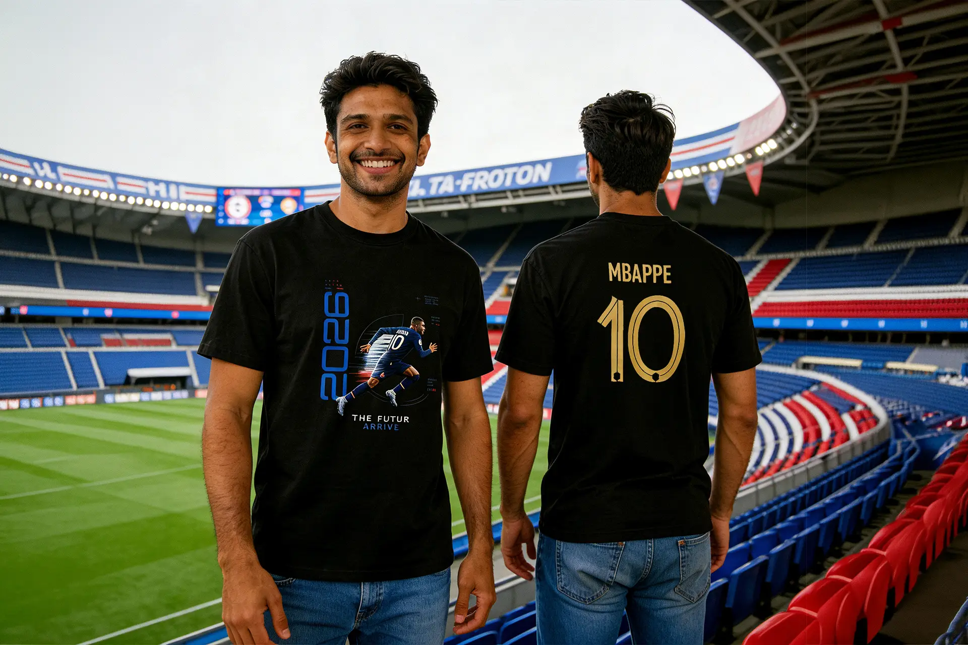 French Future Round Neck T-shirt