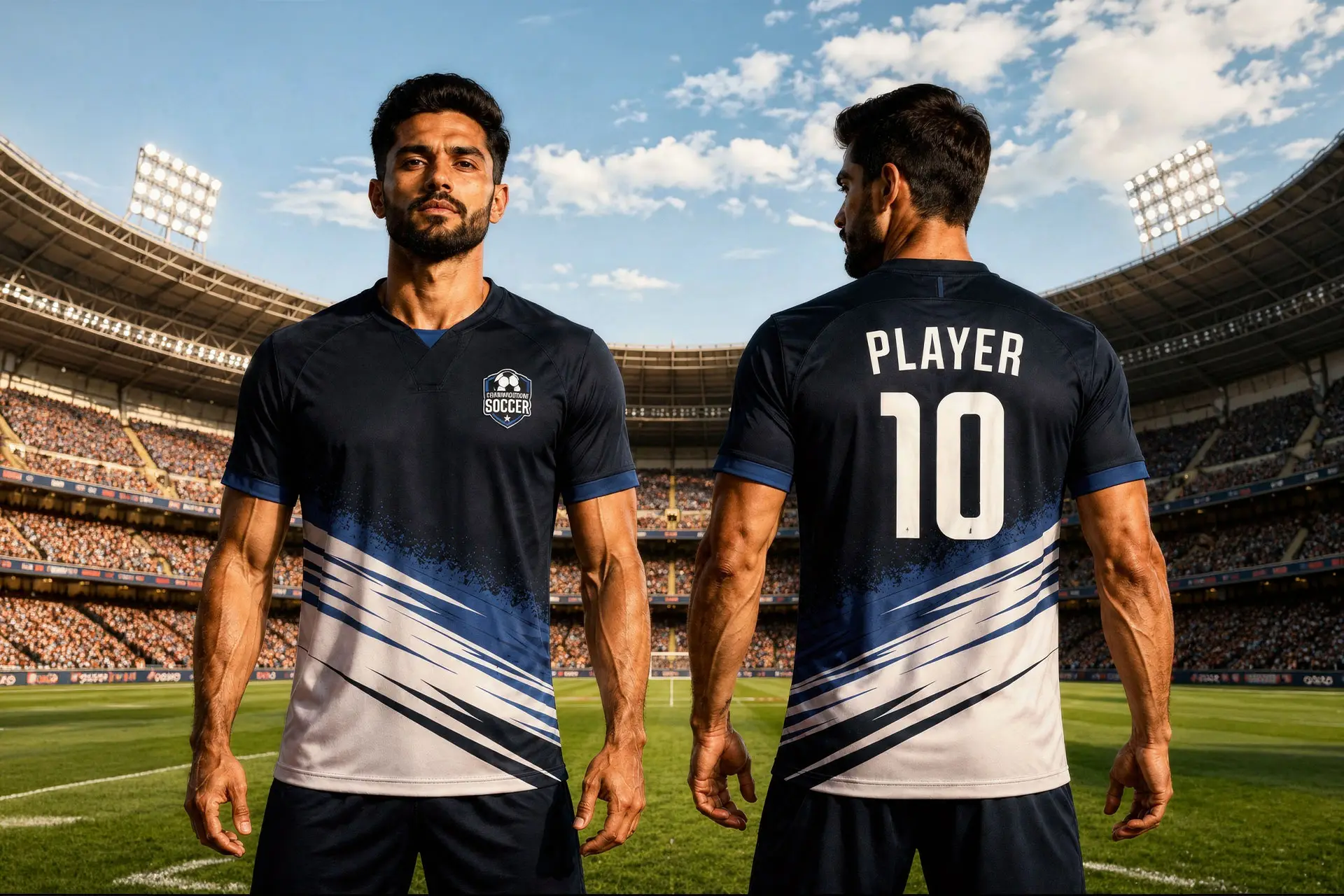 Midnight Strike V Neck Jersey