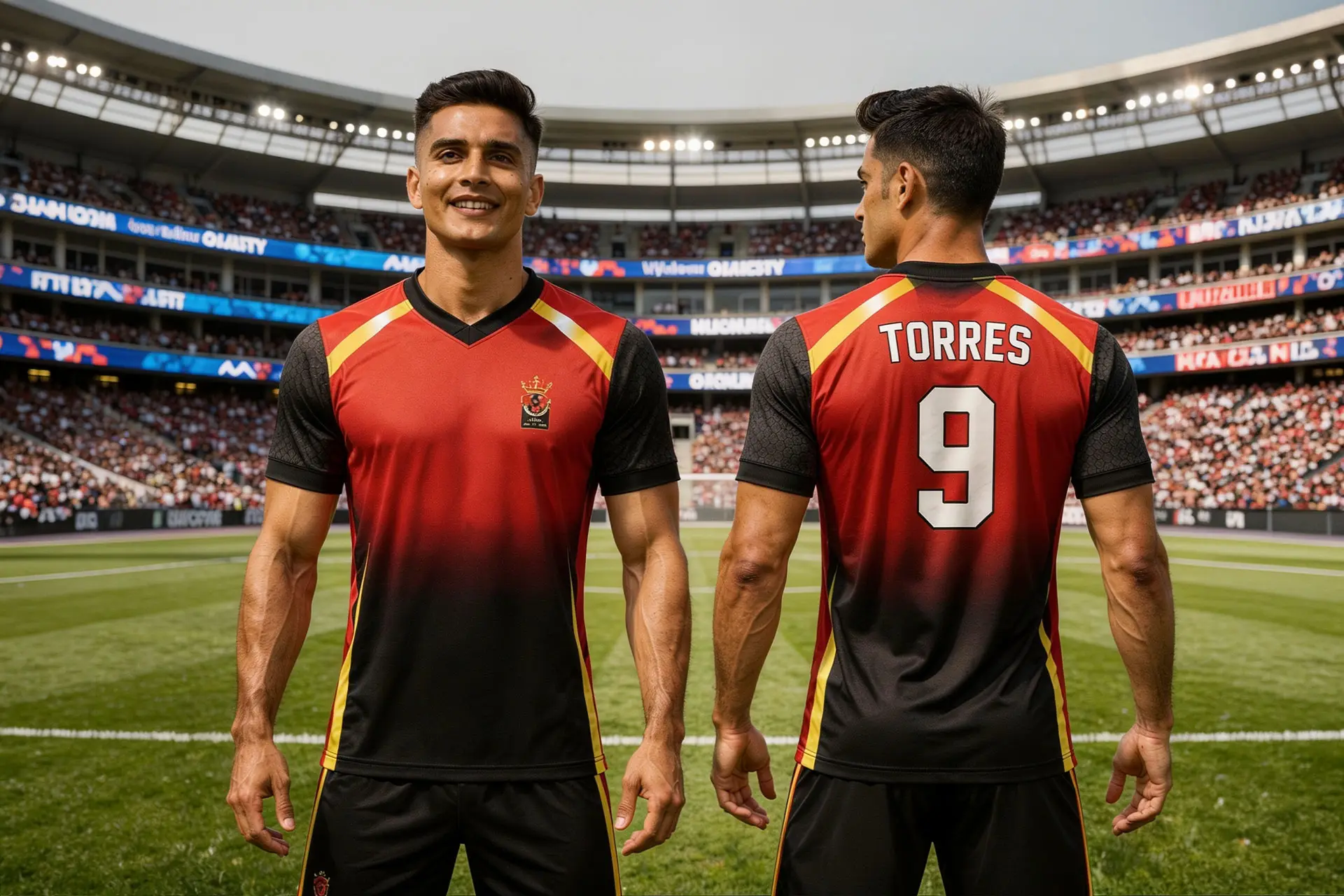 Royal Crimson V Neck Jersey
