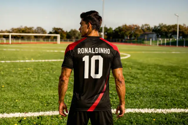 Crimson Edge Round Neck Jersey