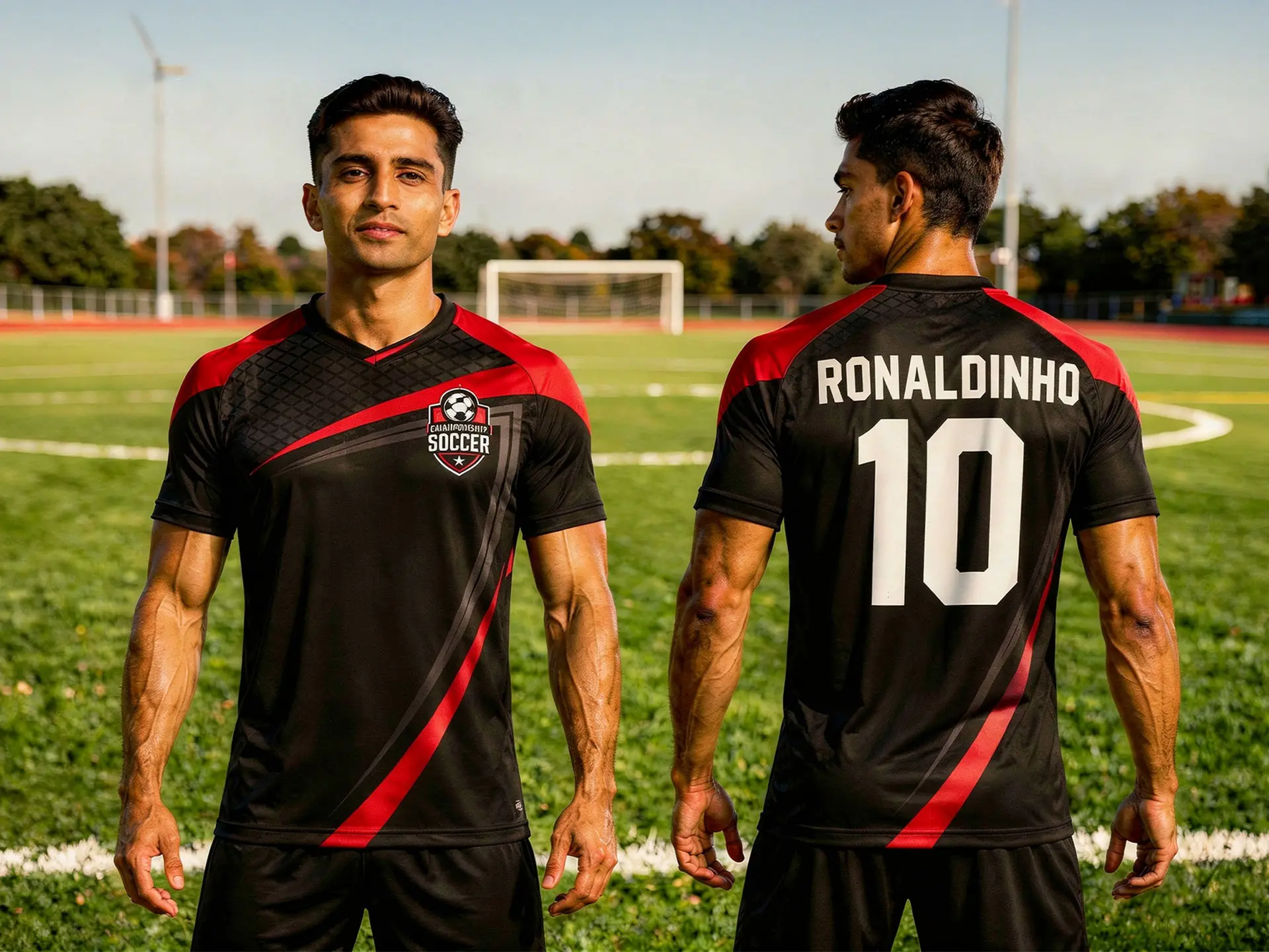 Crimson Edge Soccer Jersey
