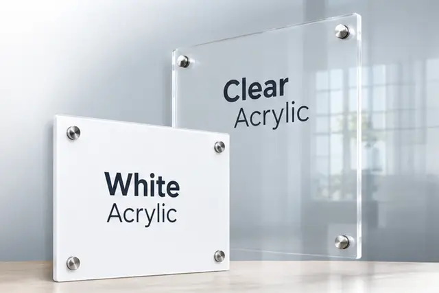 Custom Acrylic Sign Board with Studs