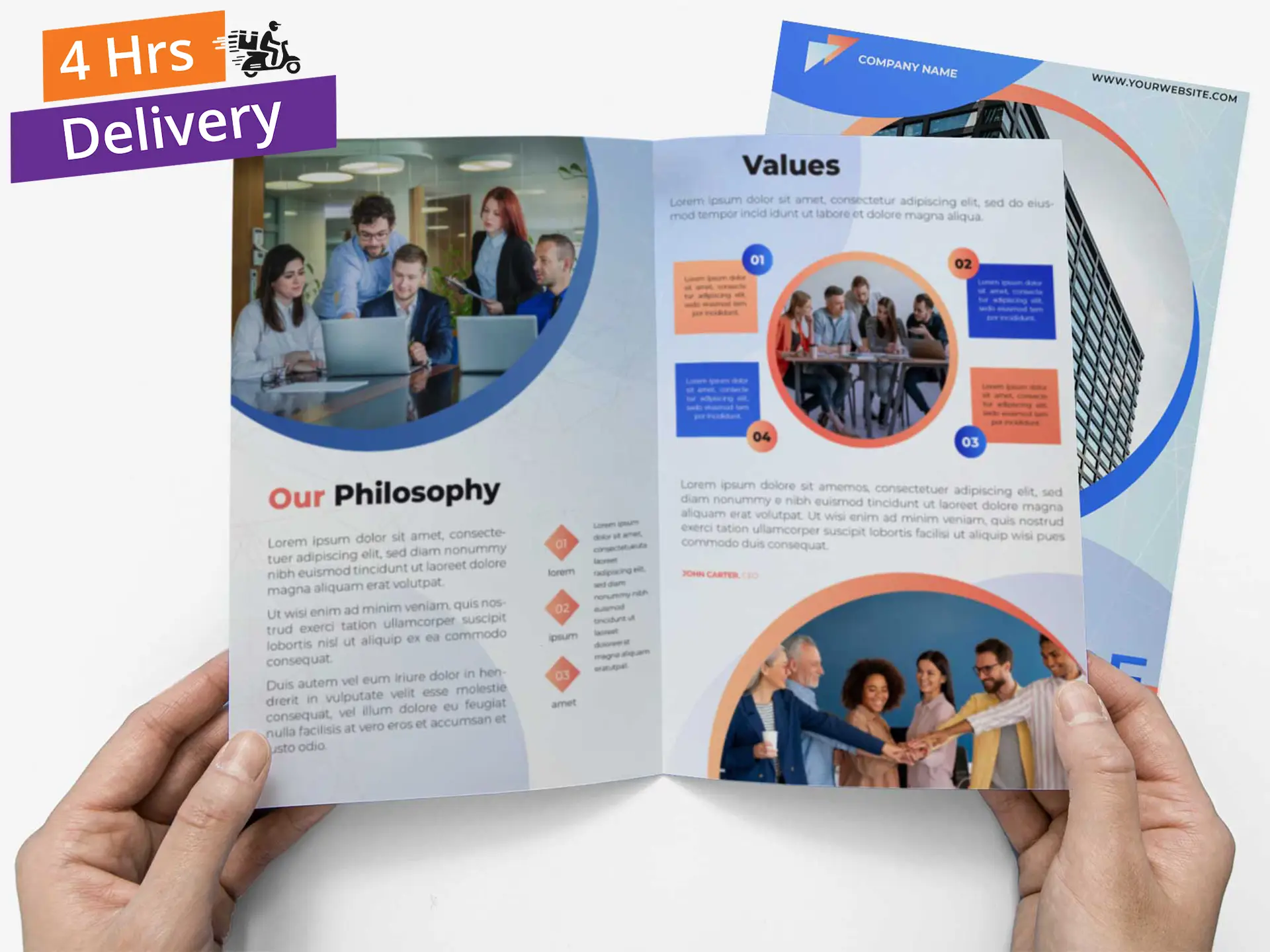 Half Fold Brochure