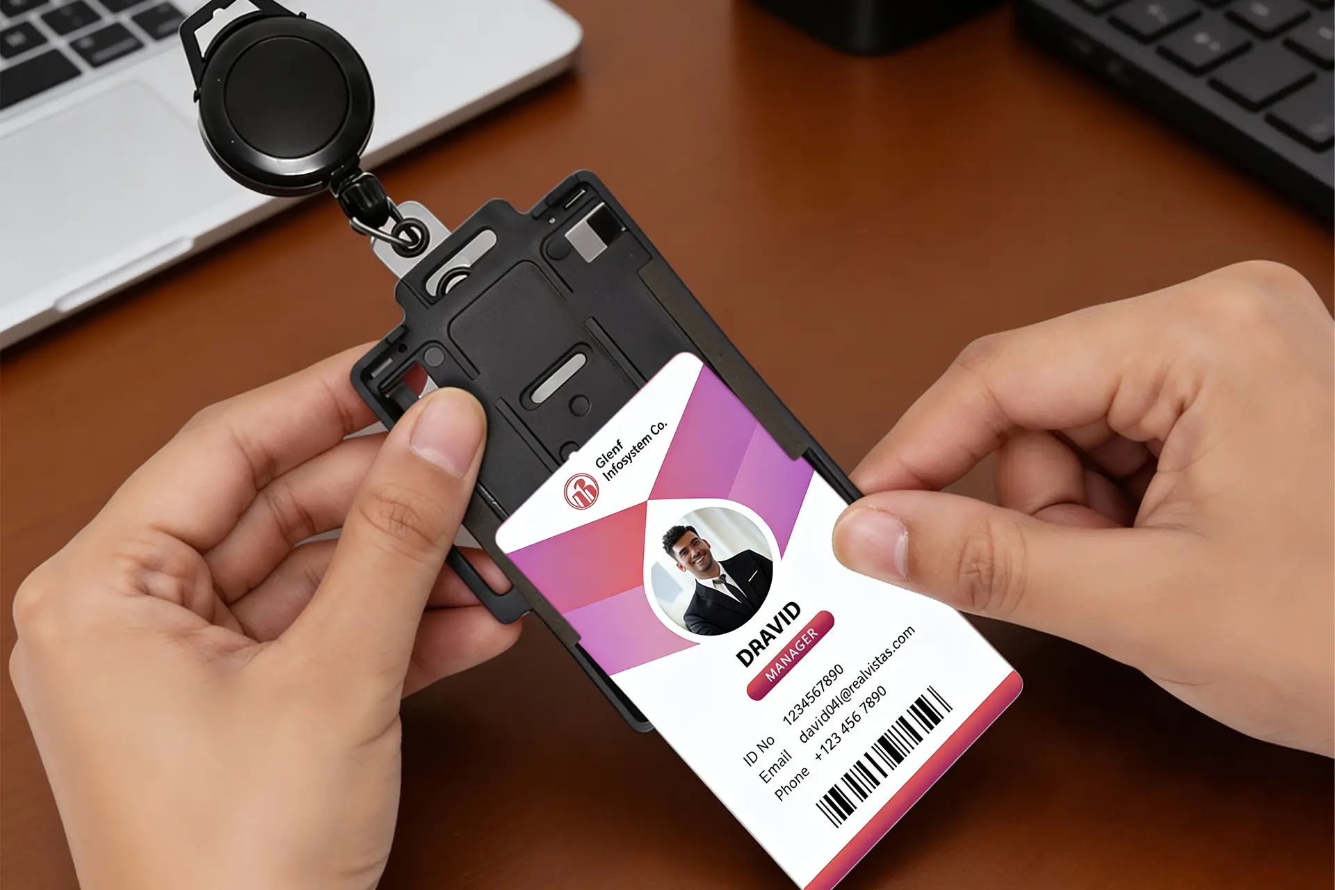 ID Card and Standard Holder Combo