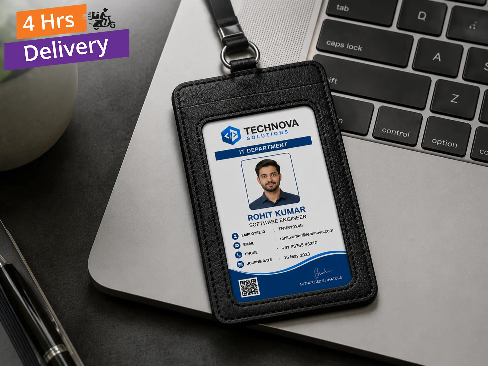 Leatherette Premium ID Card Holder