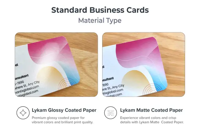 Standard Business Visiting Cards