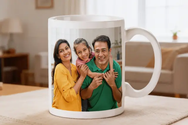 Personalised White Photo Mug