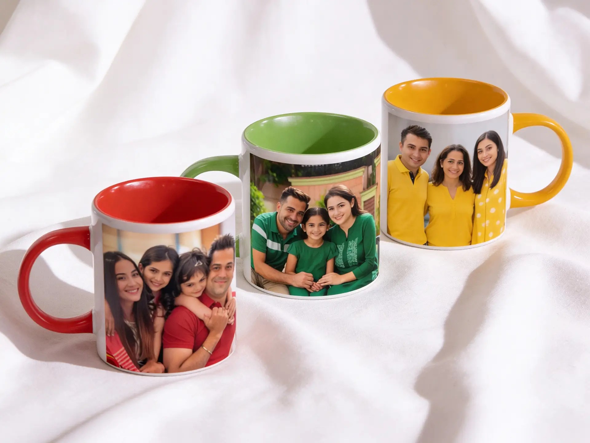 Personalized Inner Colour Photo Mug - Buy Custom Coloured Mugs - Printo.in