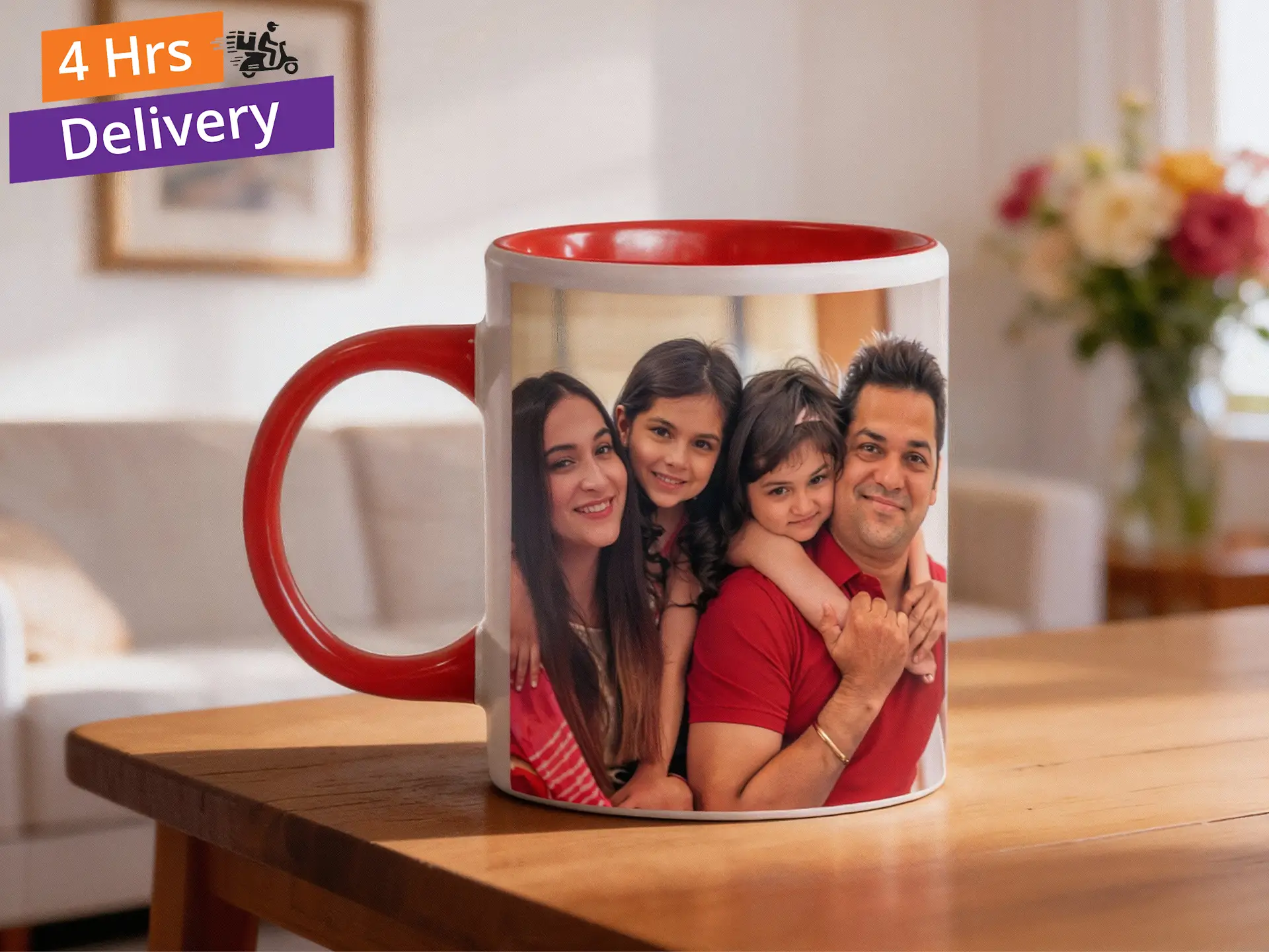 Personalized  Inner Coloured Mug