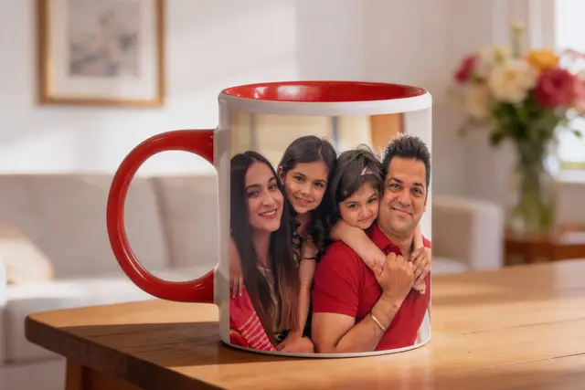 Personalised Inner Coloured Mug