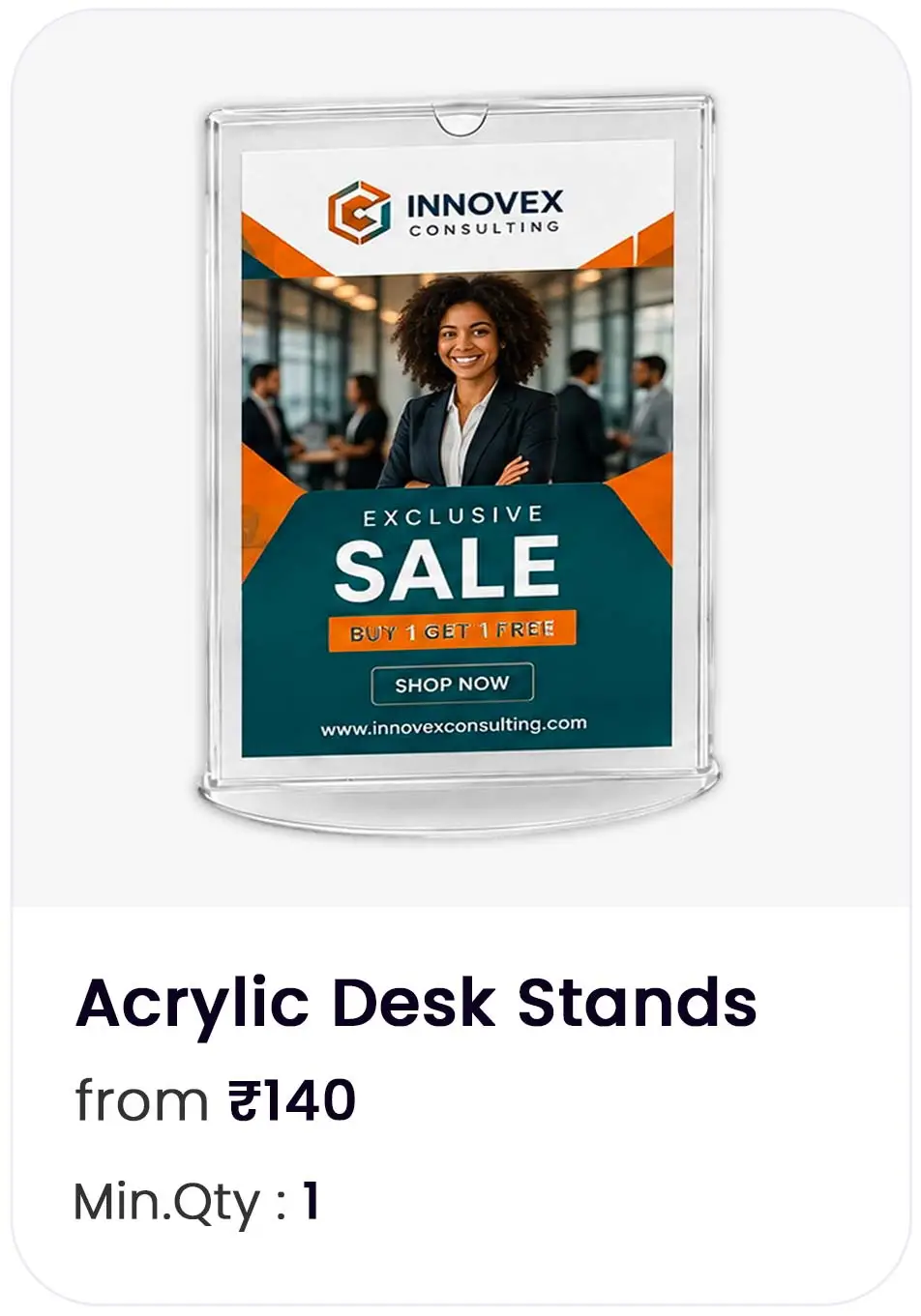 Acrylic Desk Stands