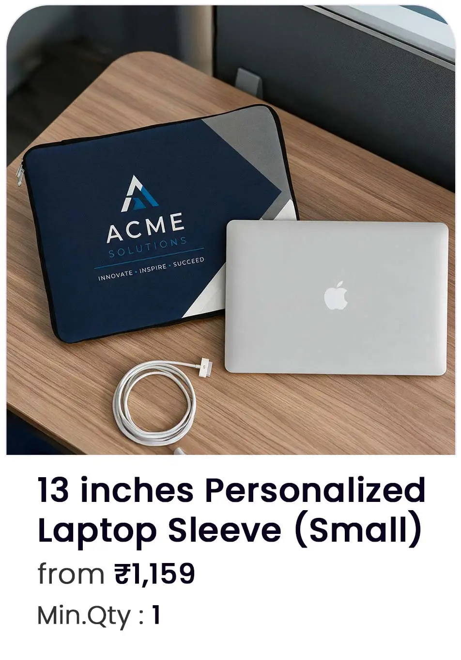 13 inches Personalized Laptop Sleeve (Small)