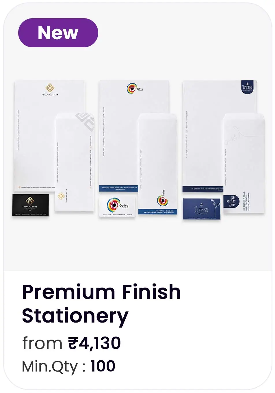 Premium Finish Stationery