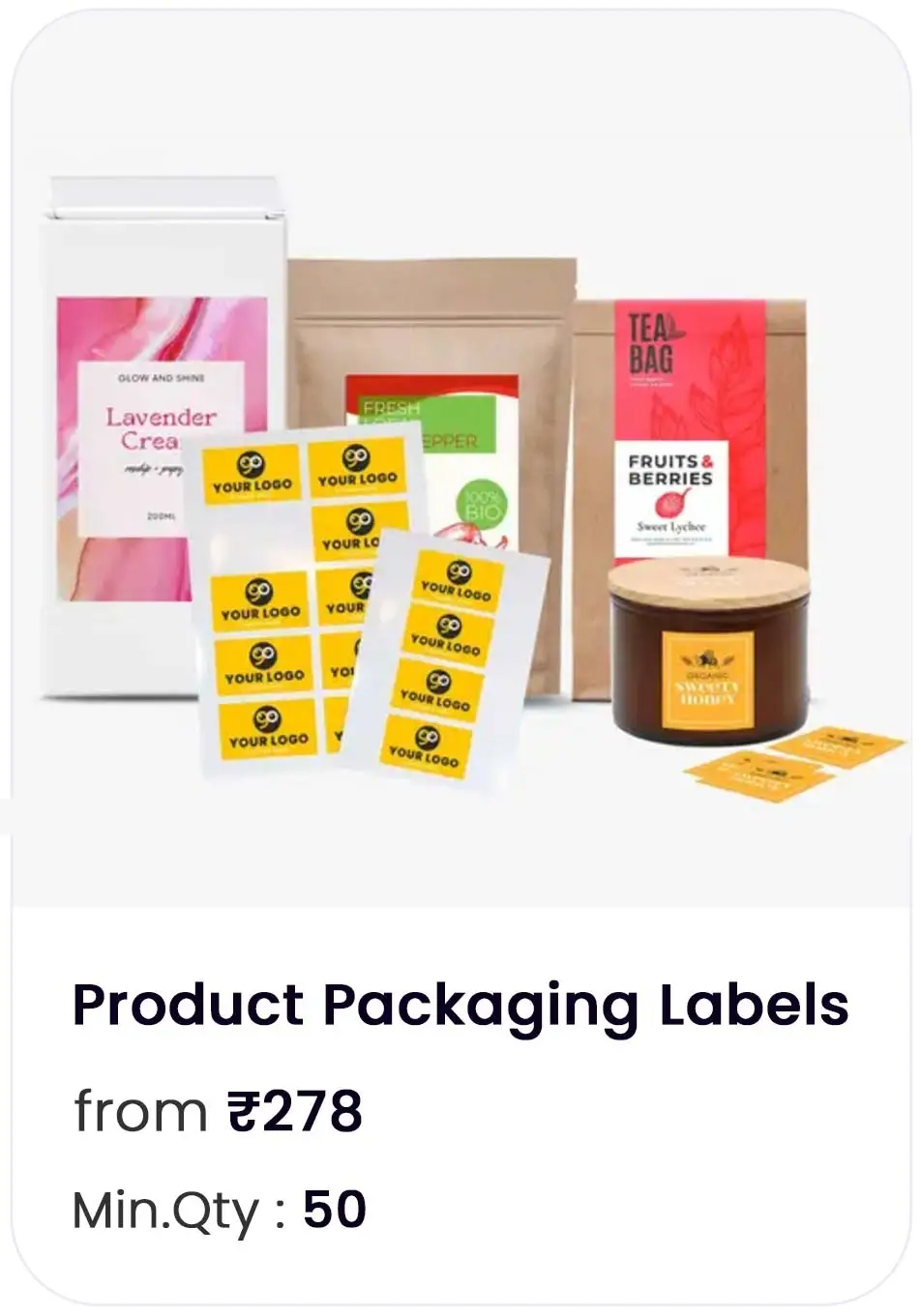 Product Packaging Labels